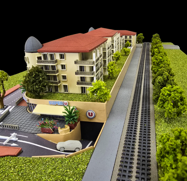 Beleuchtete und animierte Architekturmodelle von ARI Modellbau für die Mondial du Tourisme, ausgestattet mit präziser Handwerkskunst, dynamischer Bewegung und fortschrittlicher LED-Technologie – ideal für Tourismus-, Hotel- und Infrastrukturprojekte.