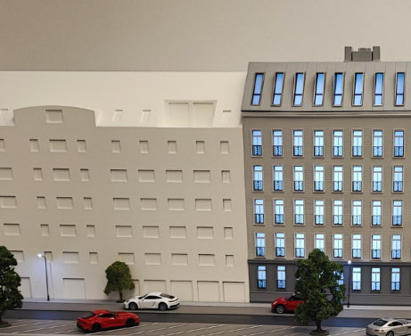 Individuell gefertigtes, beleuchtetes und animiertes Architekturmodell, entwickelt von ARI Modellbau für das Vienna Tourism Forum, zeigt Tourismusprojekte, Hotelanlagen und städtebauliche Konzepte. Mit präziser Handwerkskunst, Lichtakzenten und inter