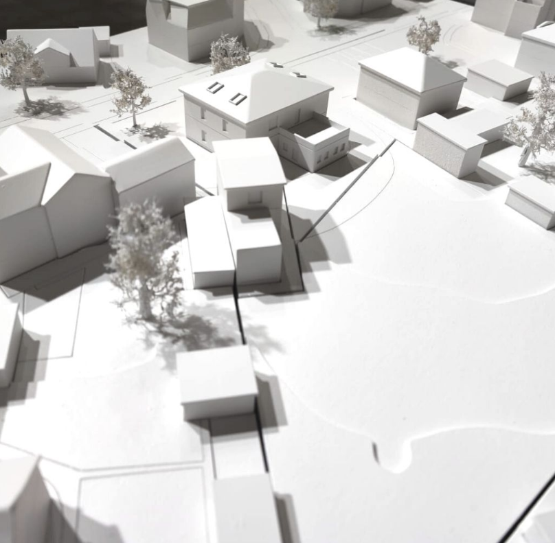 Individuell gefertigtes Architekturmodell von ARI Modellbau für die Future of Tourism, ausgestattet mit moderner Beleuchtung, Bewegung und handwerklicher Präzision. Diese Modelle veranschaulichen Innovationen im Tourismus, nachhaltige Infrastrukturen