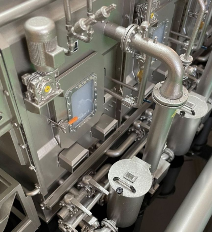 Ein detailliertes beleuchtetes und animiertes Bildungsmodell, entwickelt von ARI Modellbau für die Educatec-Educatice. Das Modell zeigt intelligente Klassenzimmer, interaktive Lernumgebungen und E-Learning-Infrastrukturen mit integrierter Beleuchtung