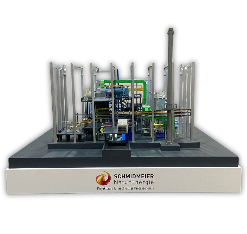 Individuell gefertigtes Ausstellungsmodell, entwickelt von ARI Modellbau für die Educa-Messe. Das Modell zeigt Beleuchtung, Animation und architektonische Details. Dieses präzise gefertigte Modell repräsentiert innovative Konzepte aus den Bereichen B