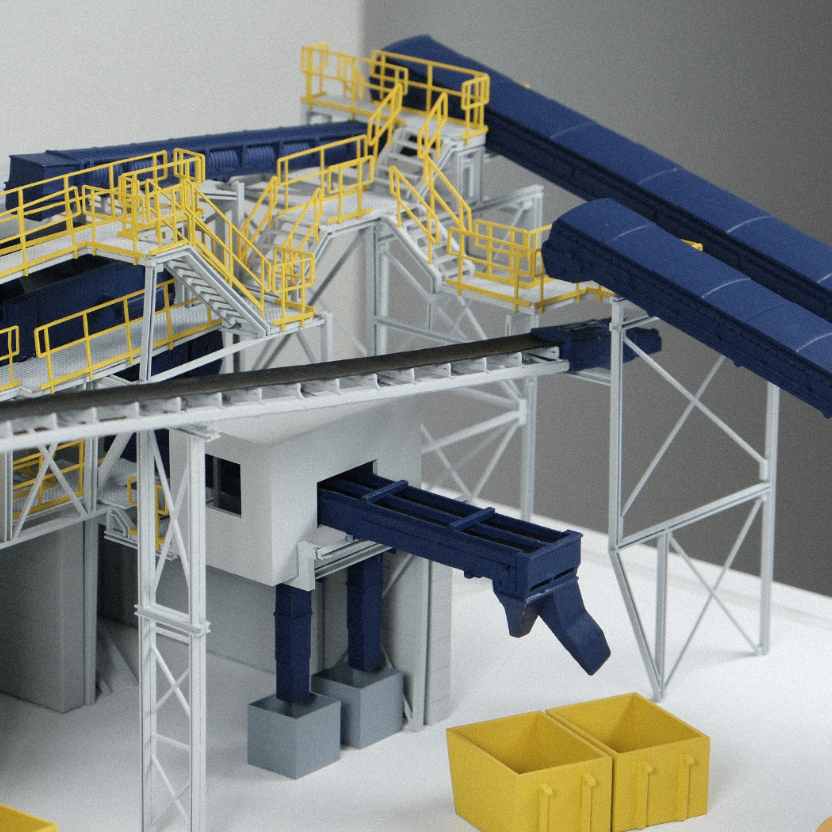 Ein individuell gefertigtes Architekturmodell von ARI Modellbau für die IAA Transportation, das modernste Licht- und Bewegungseffekte mit präziser Handwerkskunst verbindet, um Innovationen in Mobilität, Logistik und Transportsystemen zu präsentieren.