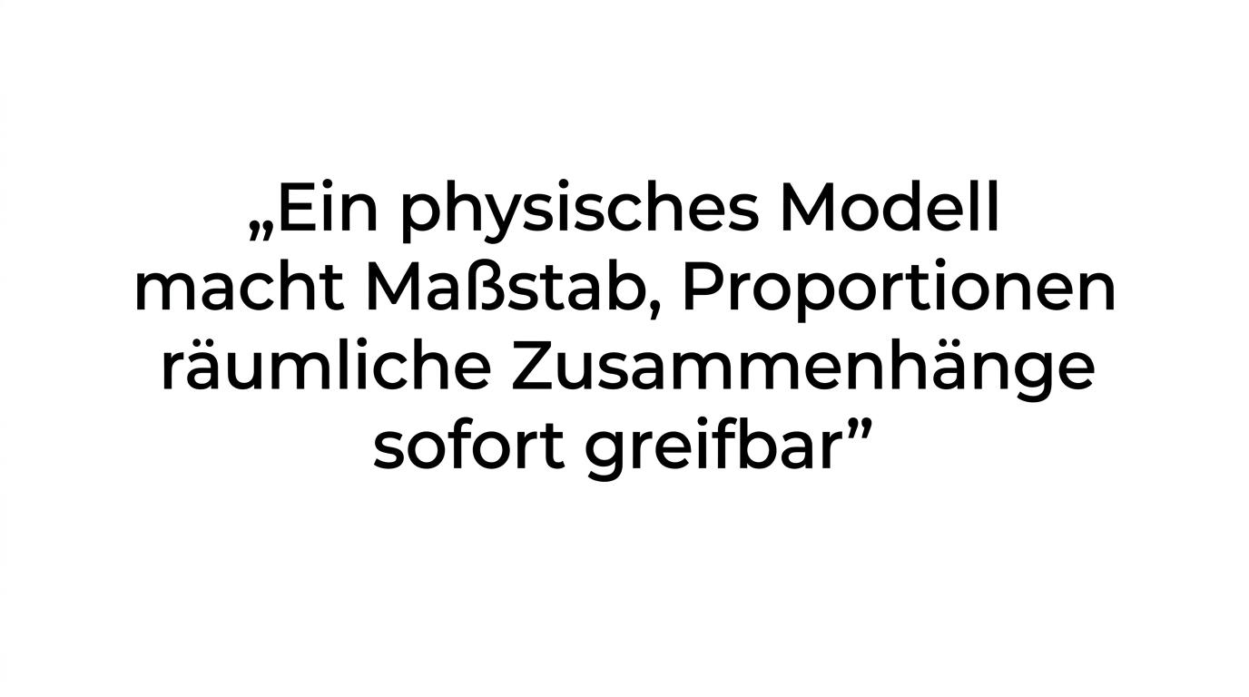 Typografisch hervorgehobenes Zitat über Kommunikation als kritischen Faktor bei Campusprojekten.